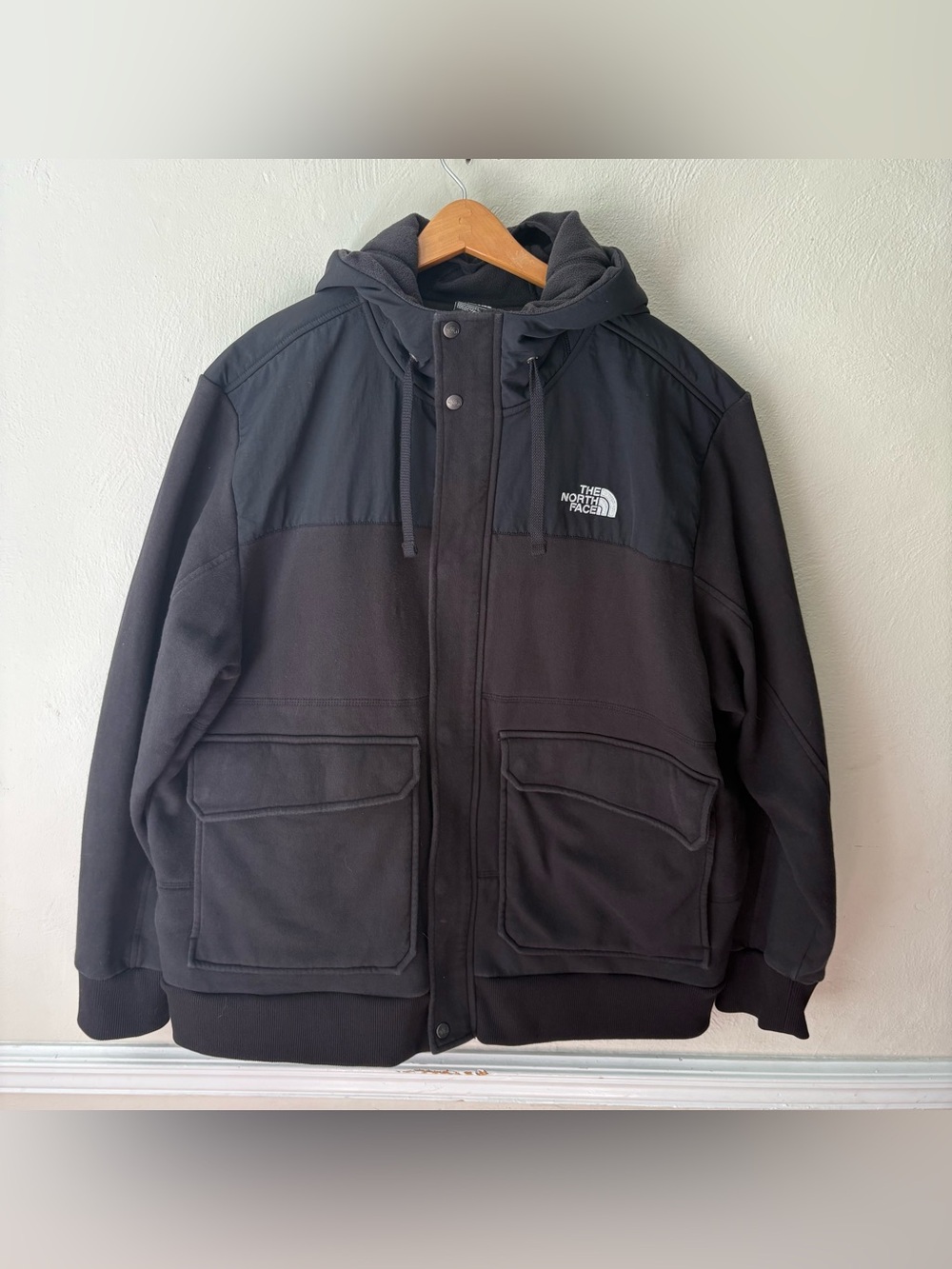 The North Face Black Rivington Sherpa Lined Jacket